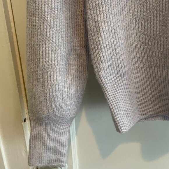 Madewell Melwood Square-Neck Pullover Sweater| Hthr hyacinth| XS | NWOT - Picture 7 of 8